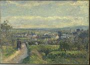 Camille Pissarro Vue de Saint-Ouen-l'Aumone painting